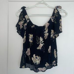 Floral off the Shoulder crop